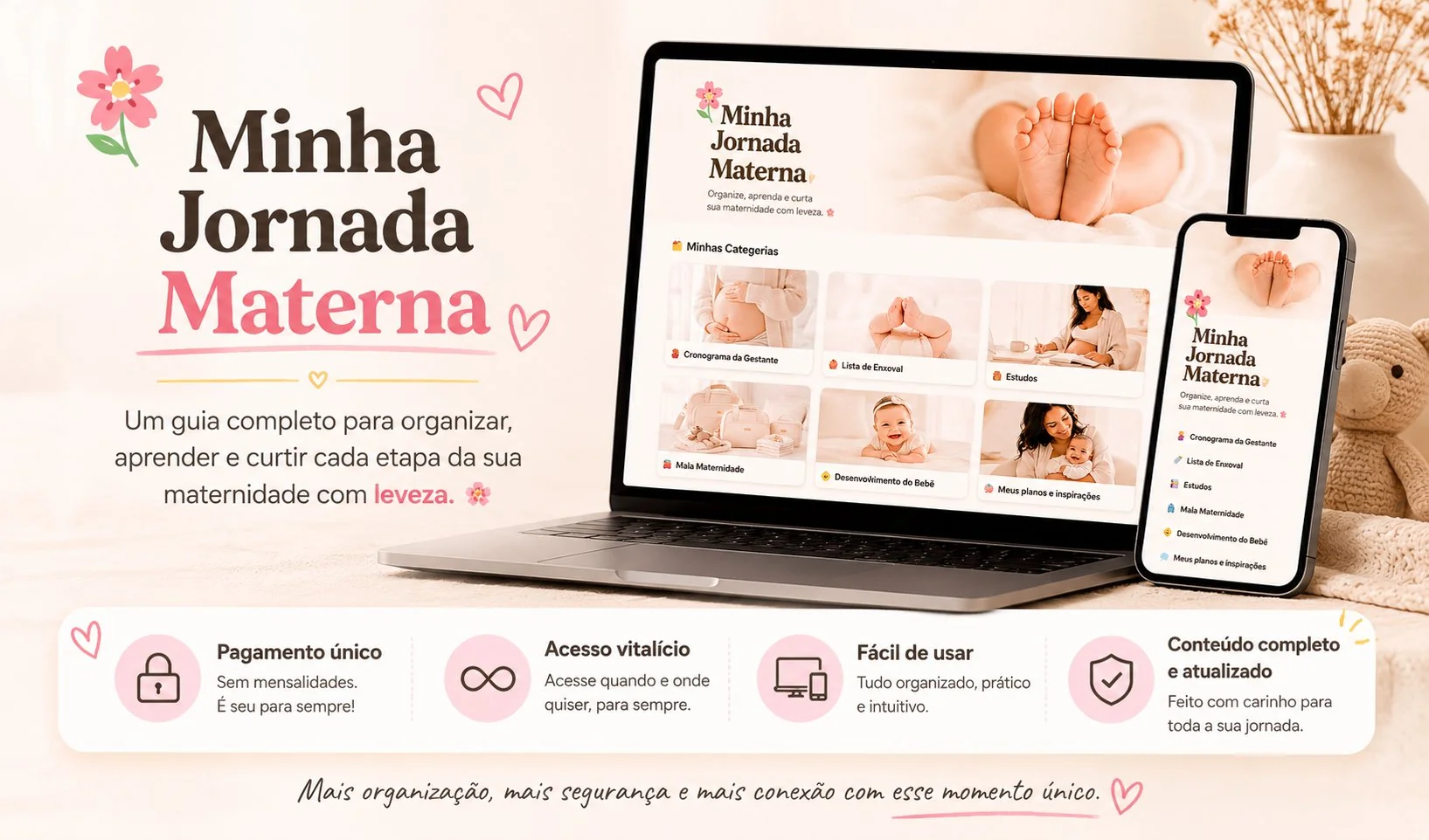 Interface do Minha Jornada Materna no Notion